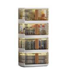 HAIXIN 海兴 收纳柜 免安装餐边柜 储物柜书柜床头柜 特大64面宽4层
