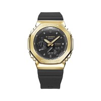 CASIO 卡西欧 G-SHOCK 「黄金时代」新黑金系列 男士石英腕表 GM-2100G-1A9PR