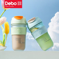 Debo 德铂 玻璃茶杯 绿色520ML