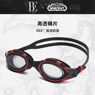 BE范德安魔兽世界系列男士镀膜泳镜时尚潮流高清防雾抗紫外线