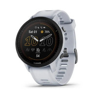 佳明Garmin Forerunner 955 Solar太阳能版先行者智能手表运动跑步健康追踪触屏 白色 全彩内置地图和多频段GPS 专业续航 心率血氧饱和度睡眠监测 安全和跟踪功能女性健康追踪