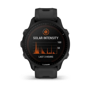 佳明Garmin Forerunner 955 Solar太阳能版先行者智能手表运动跑步健康追踪触屏 白色 全彩内置地图和多频段GPS 专业续航 心率血氧饱和度睡眠监测 安全和跟踪功能女性健康追踪