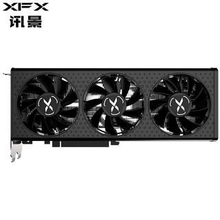 讯景（XFX） AMD Radeon RX 6650XT 8GB 海外版电脑游戏吃鸡独立显卡 RX 6650XT海外版V2 OC + 无光显卡支架