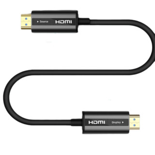 UGREEN 绿联 HD132 HDMI2.0 视频线缆 50米 光纤编制款