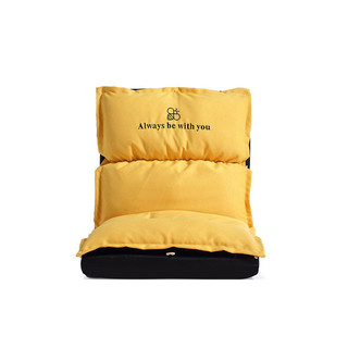 林氏木业 LS017XY1 懒人沙发椅 蜜蜂黄