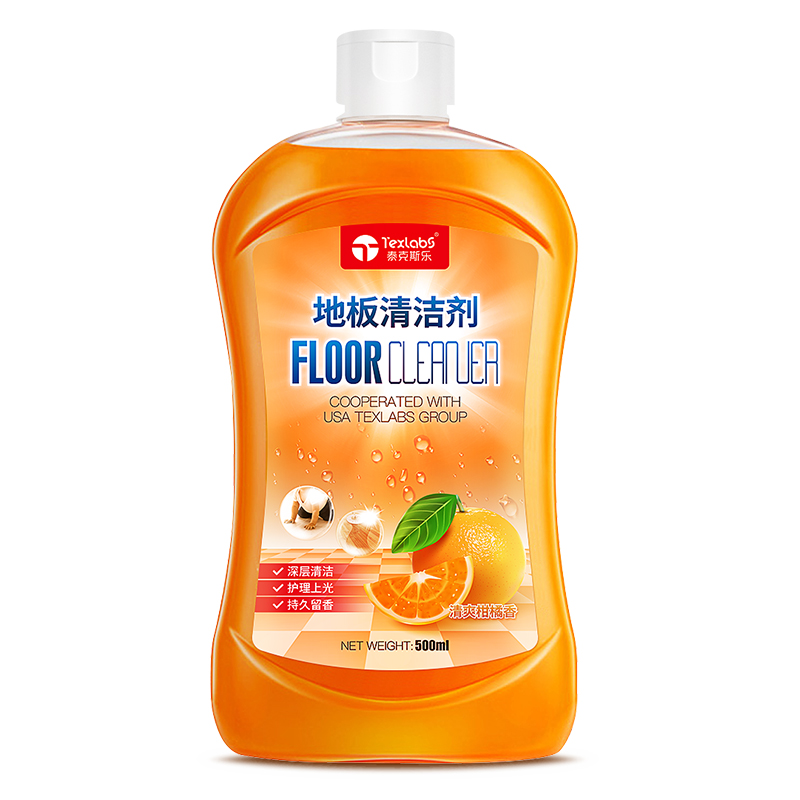 Texlabs 泰克斯乐 地板清洁剂 500ml 清爽柑橘香