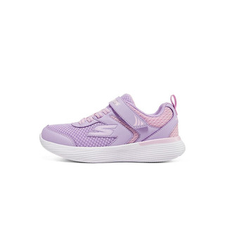 skechers斯凯奇童鞋女童运动鞋儿童鞋子中大童跑步鞋 302537L LVPK薰衣草色/粉红色 32