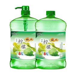 Kemei 科美 2瓶一泵头装柠檬绿色大桶装1.3kg*2瓶共5.2斤