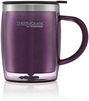 THERMOS 膳魔师 ThermoCafé 带有光泽的办公室杯，紫色，450毫升