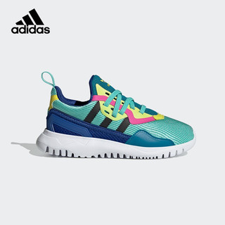 adidas阿迪达斯2021 ORIGINALS FLEX RVN女小童跑步鞋儿童运动鞋FX5333酸薄荷绿32码/195mm/13-k