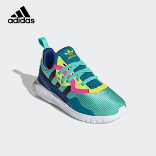 adidas阿迪达斯2021 ORIGINALS FLEX RVN女小童跑步鞋儿童运动鞋FX5333酸薄荷绿32码/195mm/13-k