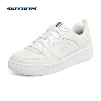 Skechers斯凯奇女舒适运动板鞋小白鞋149920 WNVR白色/海军蓝/红色 38