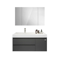  顾家家居 KUKA  G-06268 轻奢浴室柜组合 法式灰 120cm