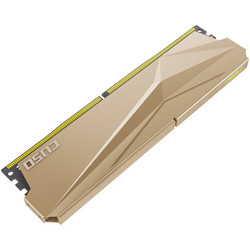 CUSO 酷兽 夜枭系列 DDR4 3200MHz 台式机内存 马甲条 金色 32GB