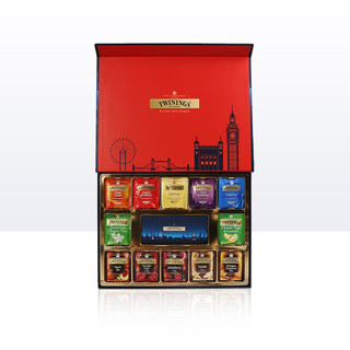 TWININGS 川宁 英国漫游英伦缤纷袋泡茶礼盒 茶叶96g