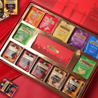 TWININGS 川宁 英国漫游英伦缤纷袋泡茶礼盒 茶叶96g