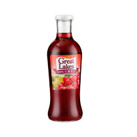 大湖100%红葡萄汁600ml/瓶网红饮料饮品