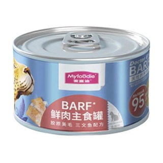 Myfoodie 麦富迪 BARF鲜肉系列 三文鱼全阶段猫粮 170g*6罐