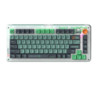 MEIZU 魅族 ZX75 81键 2.4G蓝牙 多模无线机械键盘 绿色 快银轴  RGB