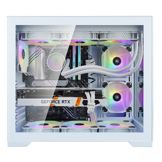 KOTIN 京天 JT600-DH7950X 七代锐龙版 家用台式机 白色（R9-7900X、核芯显卡、32GB、1TB SSD、水冷）