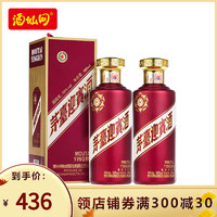 MOUTAI 茅台 贵州茅台53度茅台迎宾酒紫500mlx2瓶