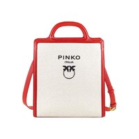 PINKO 品高 女士手提包 1P22S5Y7V3LO5Q 红白色 大号