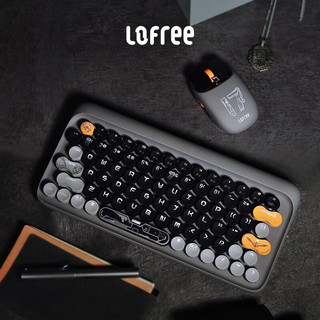 LOFREE 洛斐 EH112S 无线键盘+EH115 无线鼠标 键鼠套装 灰色