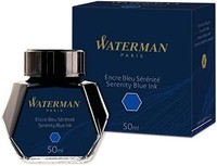 Prime会员：WATERMAN 威迪文 钢笔墨水 宁静蓝色 50mm/瓶