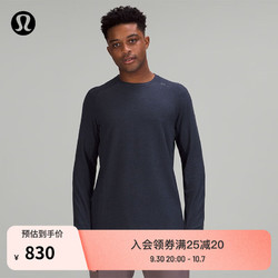 lululemon 露露柠檬 丨Surge Warm 男士圆领运动衫 LM3DBRS 海军蓝/黑 M