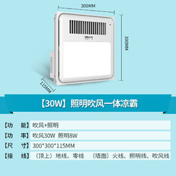 NVC Lighting 雷士照明 EBOO1332/30BL-1 LED照明凉霸