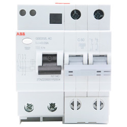 ABB 断路器 2P50A漏电保护器微型空气开关带漏保 GSE202L AC-50