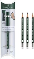 辉柏嘉 Perfect Pencil Castell 9000 和 3 支铅笔笔芯