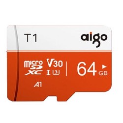 aigo 爱国者 T1 64GB TF存储卡