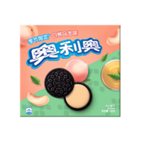 OREO 奥利奥 亿滋 奥利奥白桃乌龙味388g夹心饼干小包装儿童休闲零食盒装