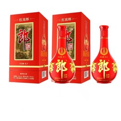 LANGJIU 郎酒 酱香型 陈酿 53度 红花郎（10）500ml*2瓶装