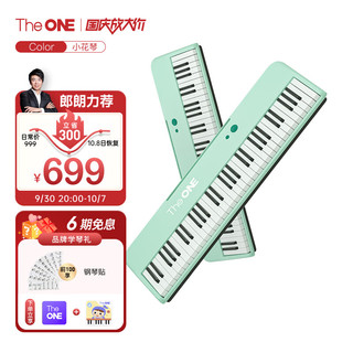 The ONE 壹枱 COLOR 电子琴 61键 绿色 官方标配