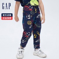 Gap 盖璞 布莱纳男幼童纯棉针织长裤740484 2022秋季新款童装运动裤
