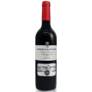 PLUS会员：MARQUÉS DE LA CONCORDIA 康科迪亚侯爵酒庄 里奥哈产区 150周年纪念款干红葡萄酒 单支装750mL