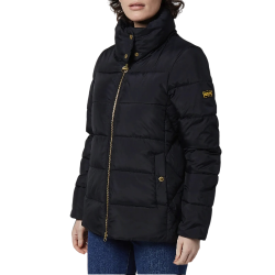BARBOUR INTERNATIONAL 女士衍缝夹克 黑色 UK8