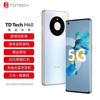 HUAWEI 华为 智选 鼎桥TD Tech M40 智能手机 5G  秘银色 8GB+128GB