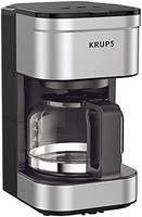 KRUPS 克鲁伯 Simply Brew 紧凑型过滤滴滤咖啡机,银色