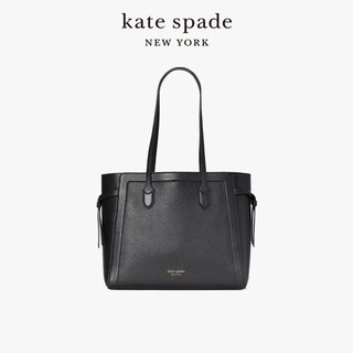 Kate Spade ks knott 大号单肩手提托特包大容量黑色通勤女士包包