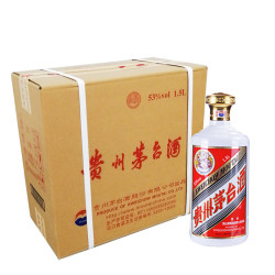 MOUTAI 茅台 飞天茅台 53%vol 酱香型白酒 1500ml*2瓶 整箱装