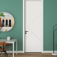 Mexin 美心 木门卧室门房间门套装门免漆木质复合低碳无漆现代简约N787定
