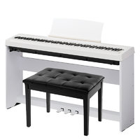 KAWAI ES120 电钢琴 88键重锤键盘 白色 原装全套+琴凳礼包