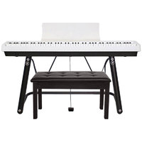 KAWAI ES120 电钢琴 88键重锤键盘 白色 U型架+琴凳礼包