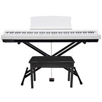 KAWAI ES120 电钢琴 88键重锤键盘 白色 X架+琴凳礼包