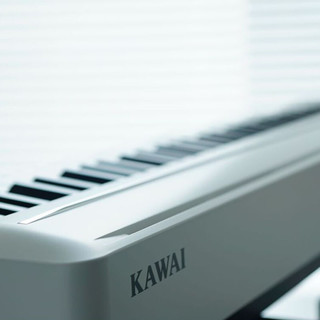 KAWAI ES120 电钢琴 88键重锤键盘 白色 琴凳礼包