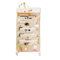 SDLP 时代良品 可移动置物书架 无抽屉带轮移动款 白色