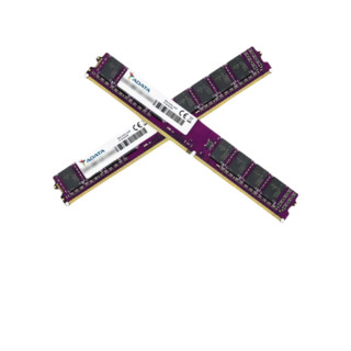 ADATA 威刚 万紫千红系列 DDR4 2666MHz 台式机内存 普条 紫色 4GB